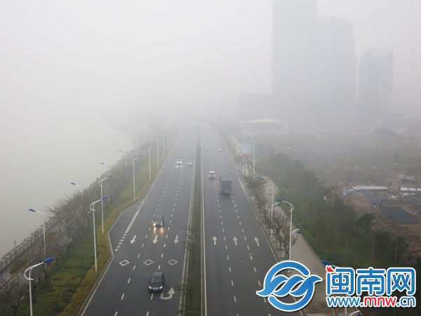 昨日下午3時30分,沿海大通道晉江大橋附近,前方馬