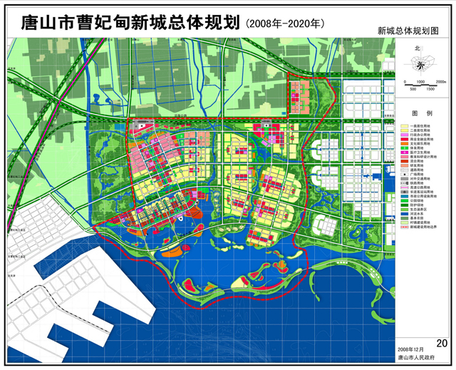 唐山市曹妃甸發展規劃圖